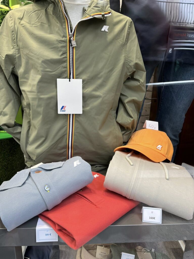 ensemble vêtements k way boutique Jean Jacques à Coutances