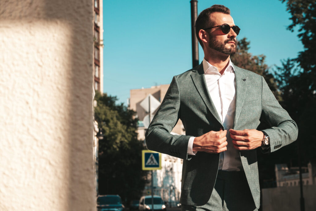 handsome man posing in the street 2026 01 07 06 52 20 utc