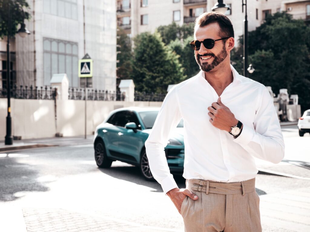 handsome man posing in the street 2026 01 07 06 54 32 utc